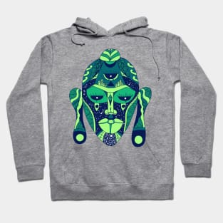 Ngreen African Mask 7 Hoodie